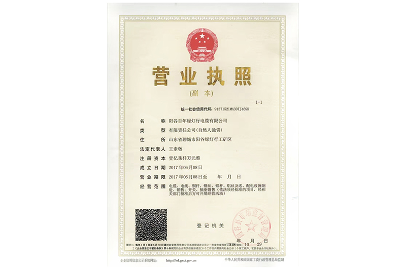 营业执照